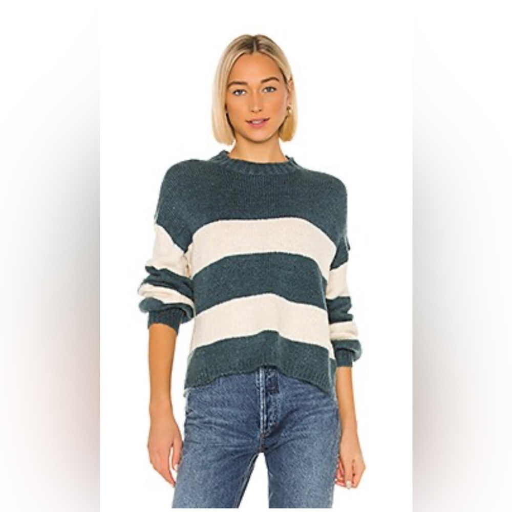 Revolve Blue and white Striped sweater by Lovers and Friends